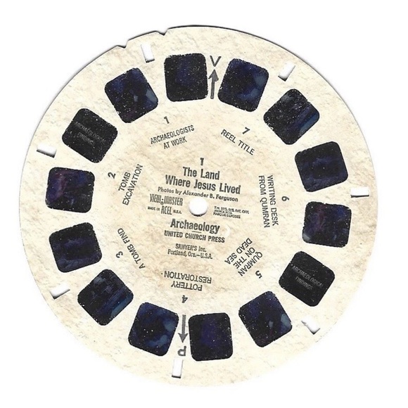 Archaeology Church Press "The Land Where Jesus Lived" view-master Reel 1 vintage - Picture 1 of 3